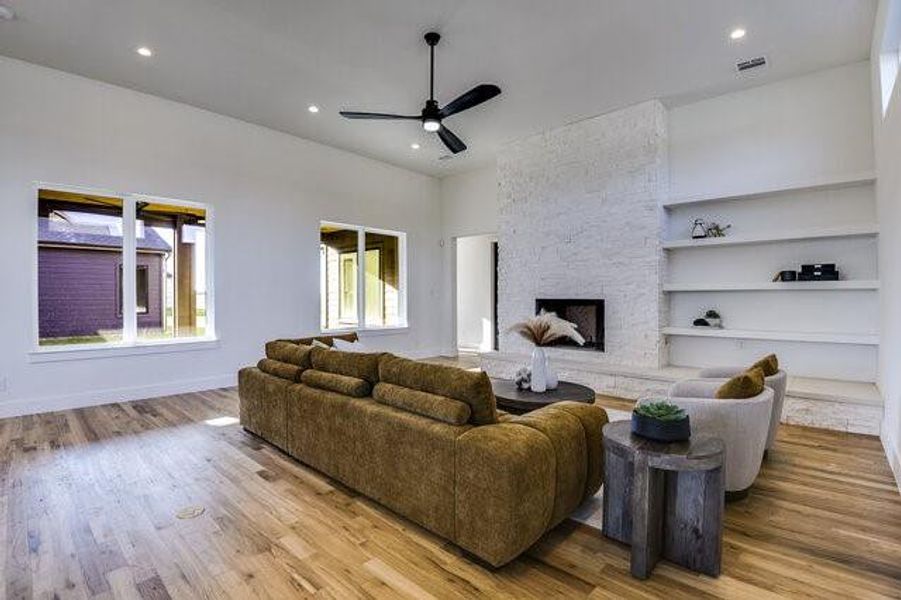 Furnished interior view inside a new home in , Midlothian (Image 10). Furnished interior view inside a new home in , Midlothian (Image 10).