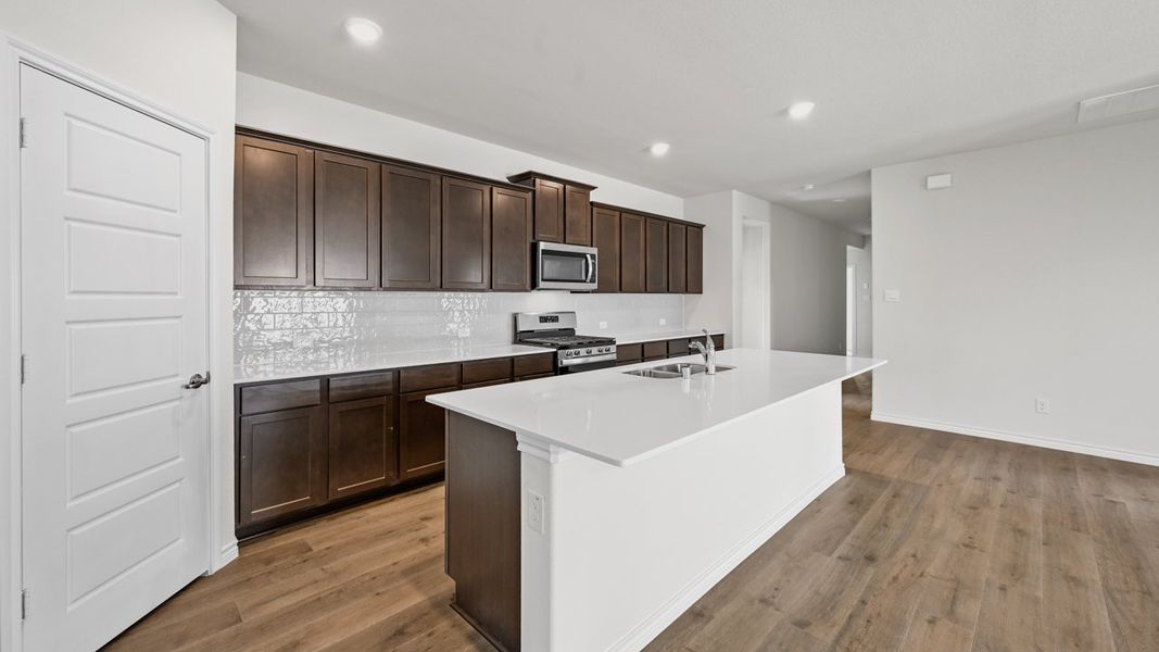 Furnished interior view inside a new home in Liberty Crossing, Royse City (Image 5).