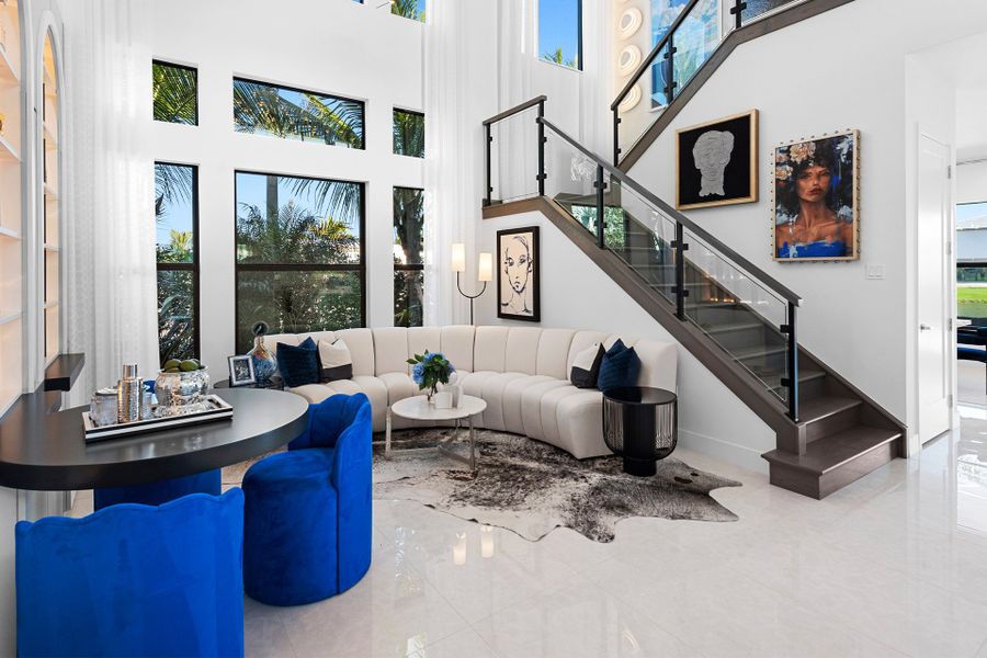 Representative furnished interior of a home built from the Corsica by GL Homes in Lotus Edge, Boca Raton (Image 10).