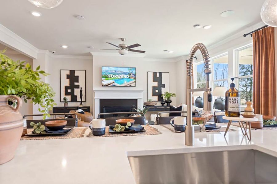 Furnished interior view inside a new home in Nichols Farm, Dacula (Image 21).