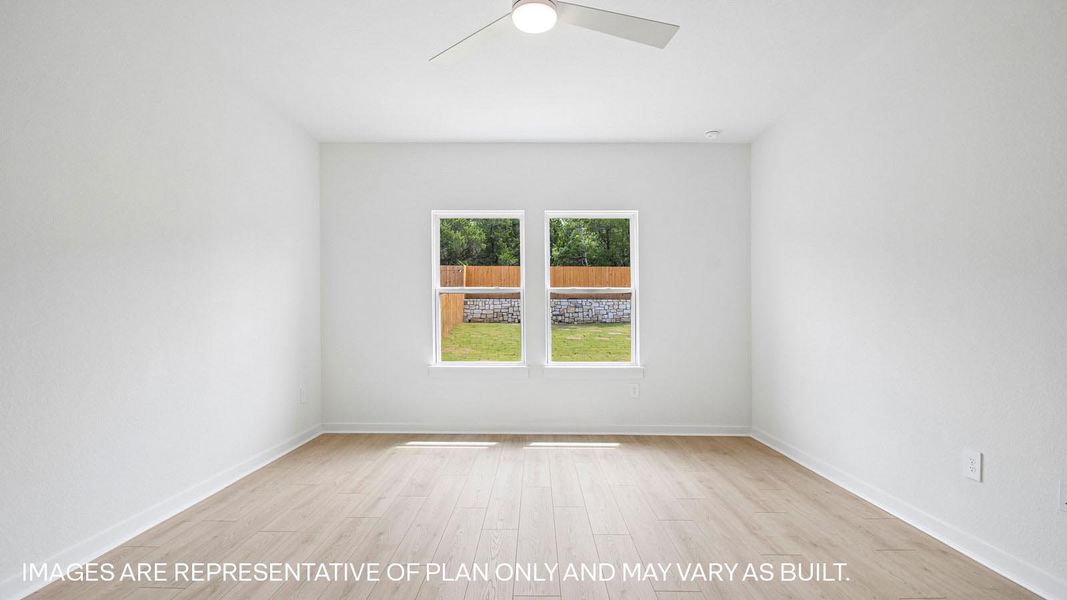 Representative unfurnished interior of a home built from the The Naples by D.R. Horton in Rosenbusch Ranch, Leander (Image 18).