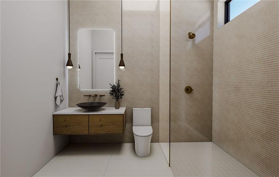 Furnished interior view inside a new home in , St. Petersburg (Image 8).