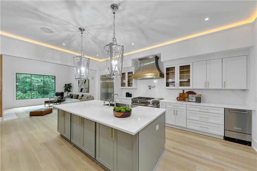 Furnished interior view inside a new home in , Marietta (Image 29).