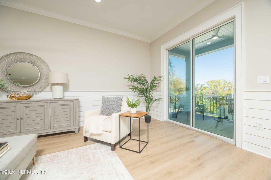 Furnished interior view inside a new home in , St. Augustine (Image 64).