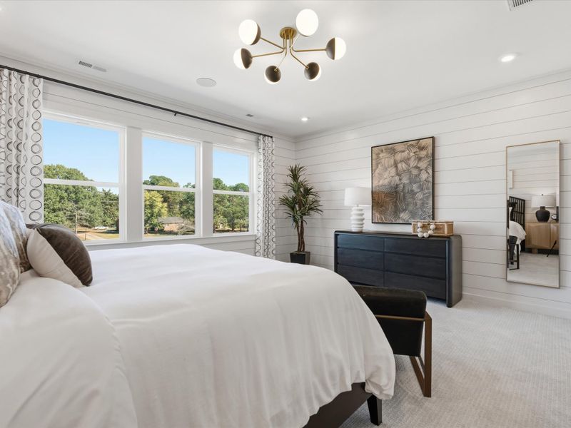Representative furnished interior of a home built from the Dahlia by Tri Pointe Homes in Bellflower, Charlotte (Image 42).
