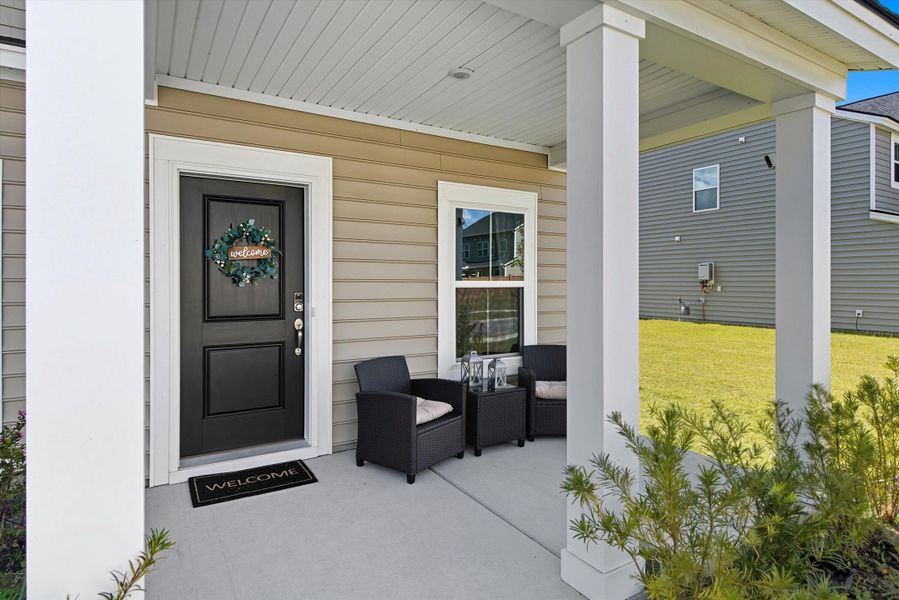Exterior details and patio area of a home in Heron's Walk at Summers Corner: Carolina Collection, Summerville (Image 20). Exterior details and patio area of a home in Heron's Walk at Summers Corner: Carolina Collection, Summerville (Image 20).
