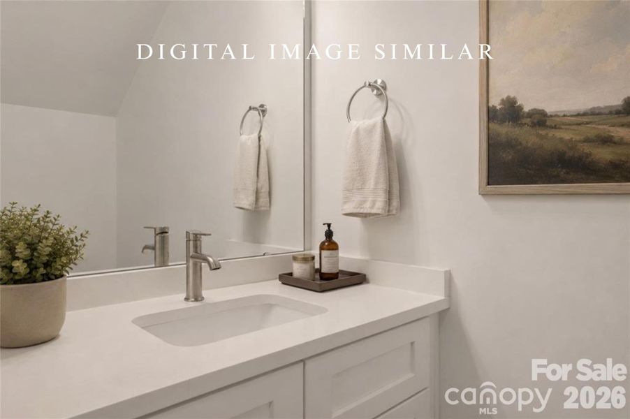 Half bath on main