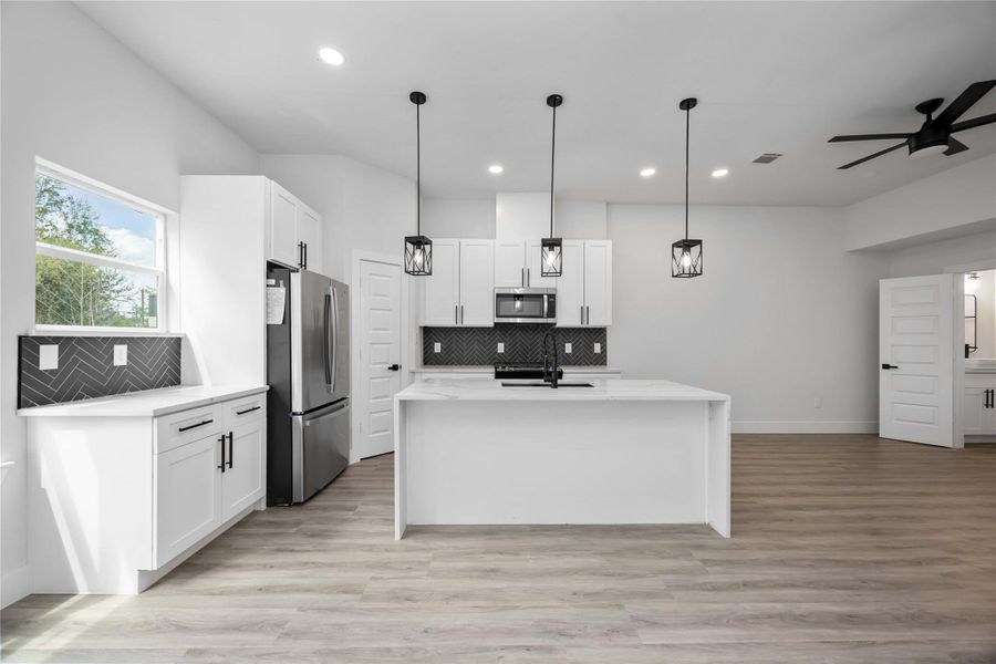 Furnished interior view inside a new home in , Houston (Image 6).