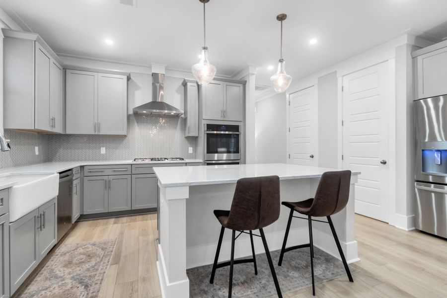 Furnished interior view inside a new home in , Charleston (Image 25).