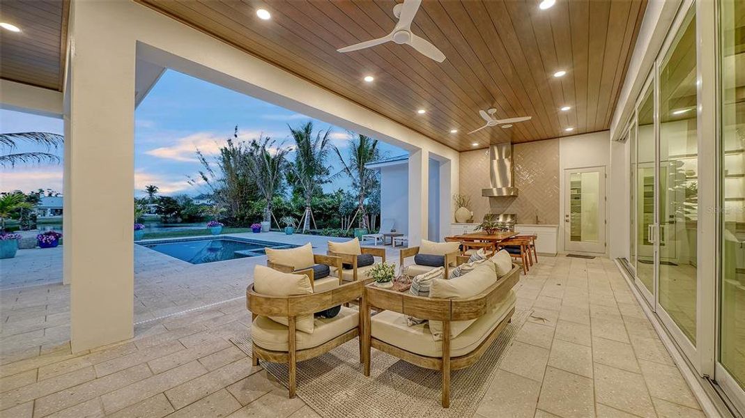 Exterior details and patio area of a home in , Sarasota (Image 4).