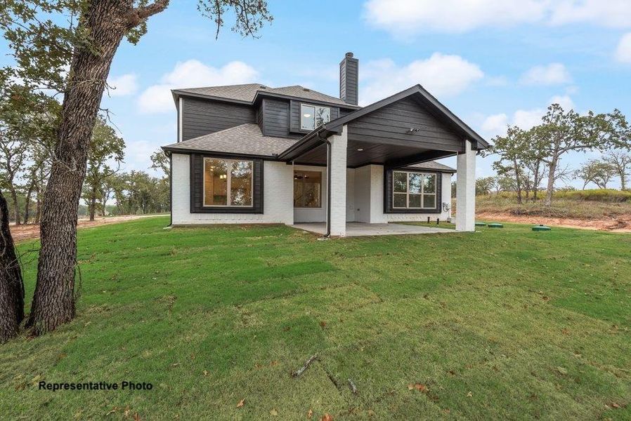 Exterior details and patio area of a home in , Springtown (Image 3). Exterior details and patio area of a home in , Springtown (Image 3).