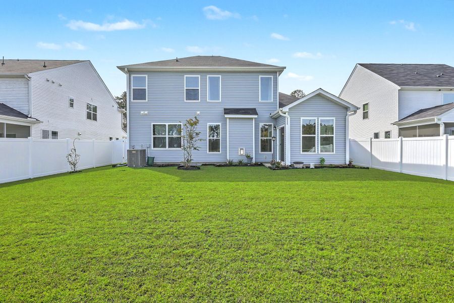 Exterior details and patio area of a home in Parker's Preserve, Ridgeville (Image 31).