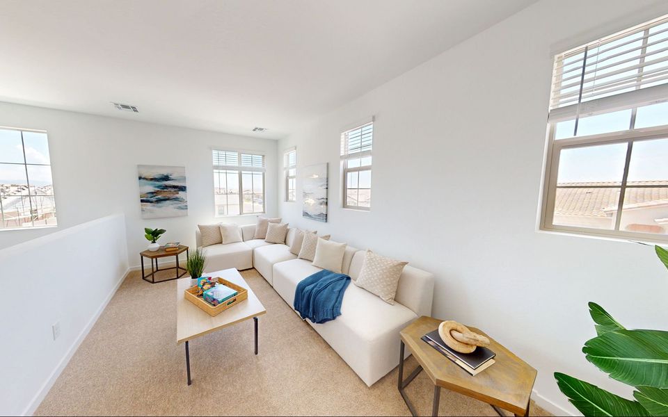 Representative furnished interior of a home built from the Poppy by Brookfield Residential in Blossom Rock, Apache Junction (Image 10).
