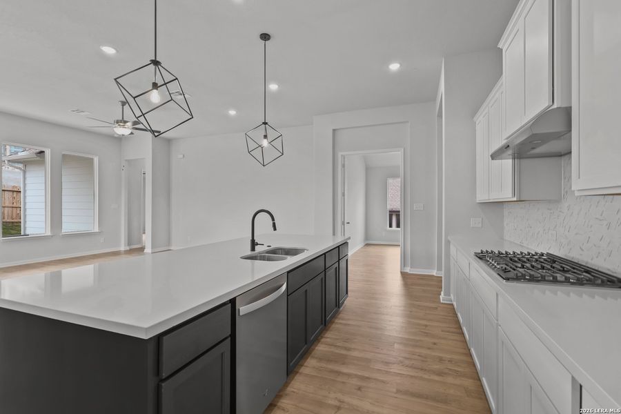 Furnished interior view inside a new home in Homestead, Schertz (Image 13).