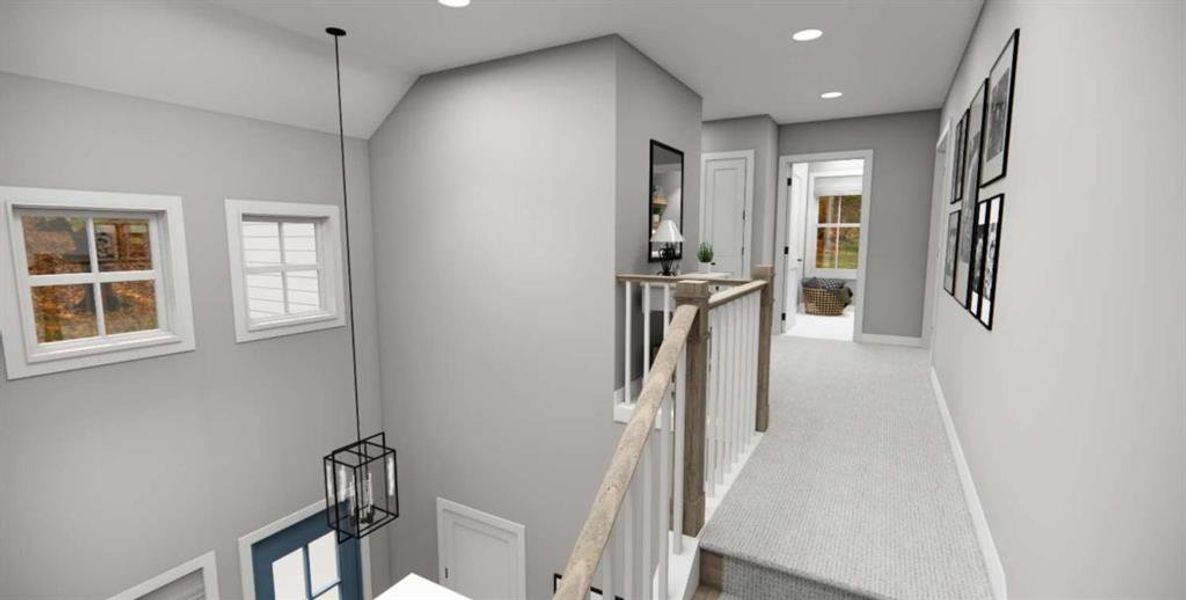 Furnished interior view inside a new home in , Carrollton (Image 46).