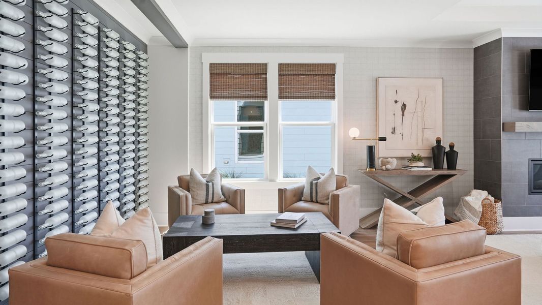 Representative furnished interior of a home built from the Mystique by Del Webb in Del Webb Point Hope, Charleston (Image 6).