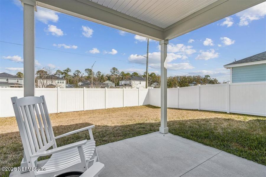 Exterior details and patio area of a home in , Fernandina Beach (Image 22).
