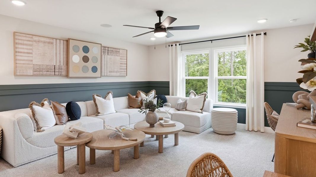 Representative furnished interior of a home built from the Braddock by Pulte Homes in Oakleaf Chase, Blythewood (Image 12).