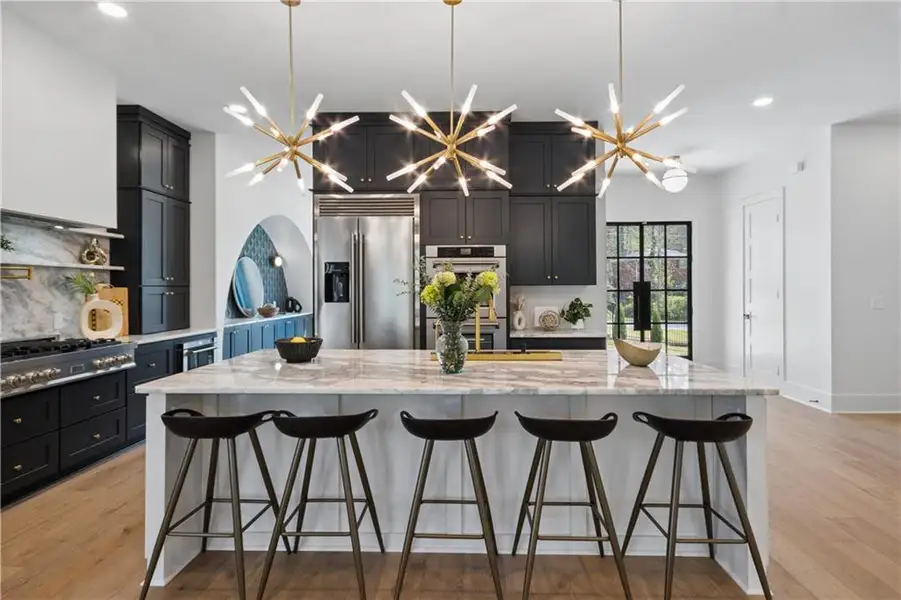 Furnished interior view inside a new home in , Atlanta (Image 42).