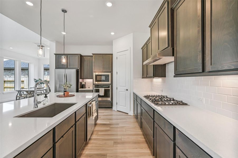 Furnished interior view inside a new home in Avalon at Friendswood, Friendswood (Image 37).