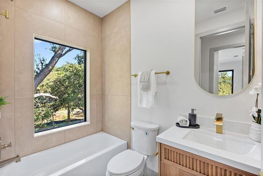 Furnished interior view inside a new home in , Tampa (Image 19).