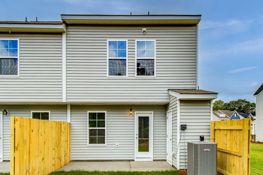 Exterior details and patio area of a home in Padgett Commons, Hopkins (Image 16). Exterior details and patio area of a home in Padgett Commons, Hopkins (Image 16).