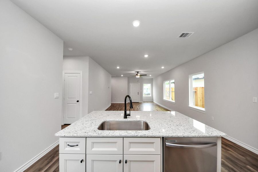 Furnished interior view inside a new home in The Enclave at Spring Branch, Montgomery (Image 8).