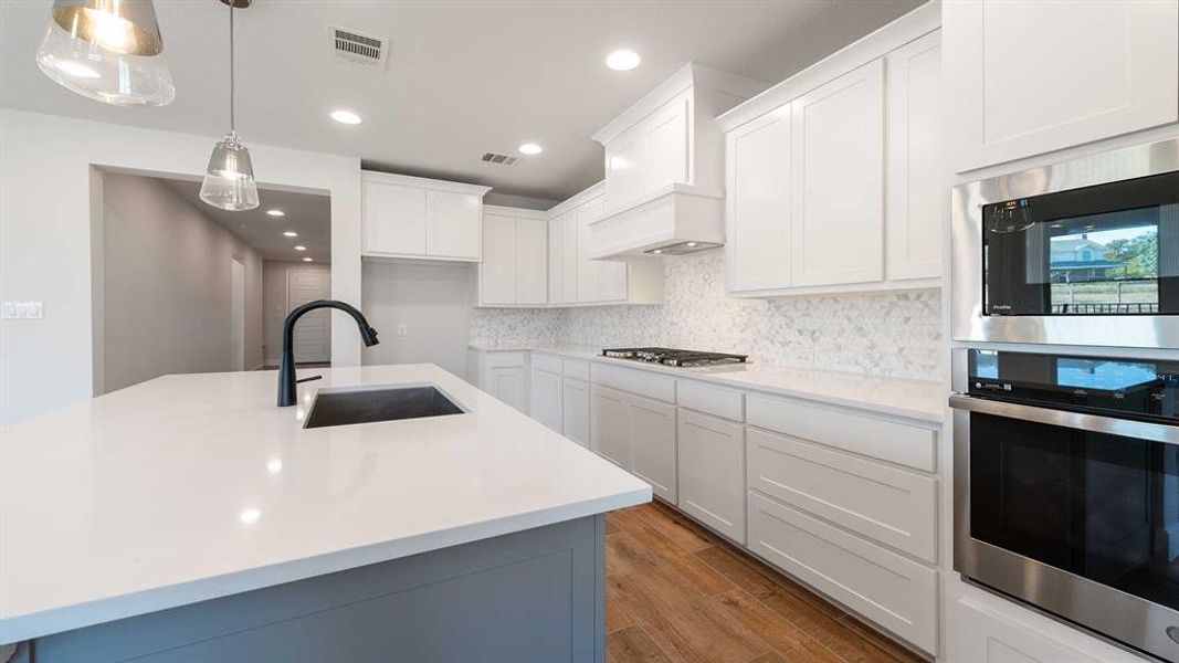 Furnished interior view inside a new home in The Heights At Uptown Celina 45', Celina (Image 8).