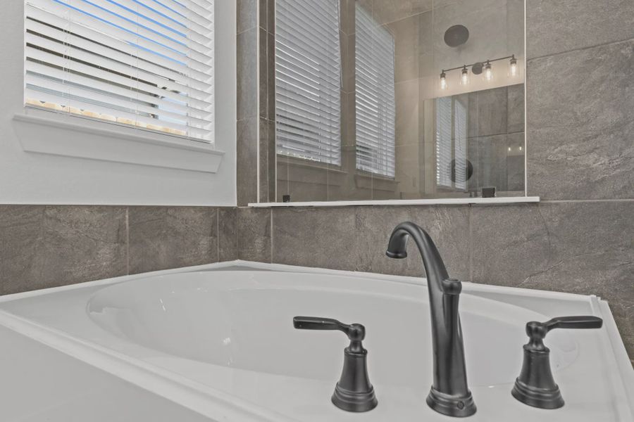Representative interior finishes for a home built from the Augusta by Chesmar Homes in Riceland Alley Loads, Mont Belvieu (Image 10).