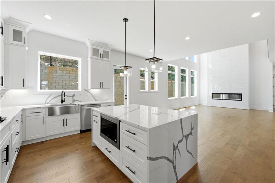 Furnished interior view inside a new home in , Cumming (Image 6).