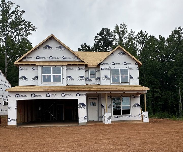 In-progress construction of a new home in Enclave at Riverdale, Huntersville, NC (Image 3). In-progress construction of a new home in Enclave at Riverdale, Huntersville, NC (Image 3).