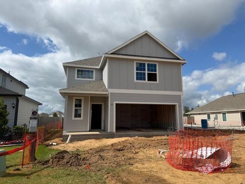 In-progress construction of a new home in Cliffstone Hills, Conroe, TX (Image 30).