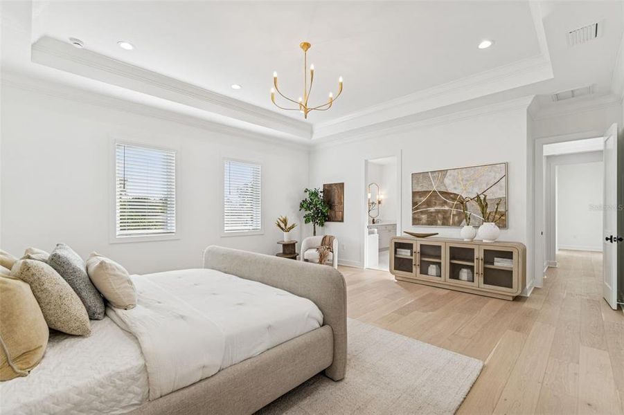 Furnished interior view inside a new home in , Tampa (Image 18).