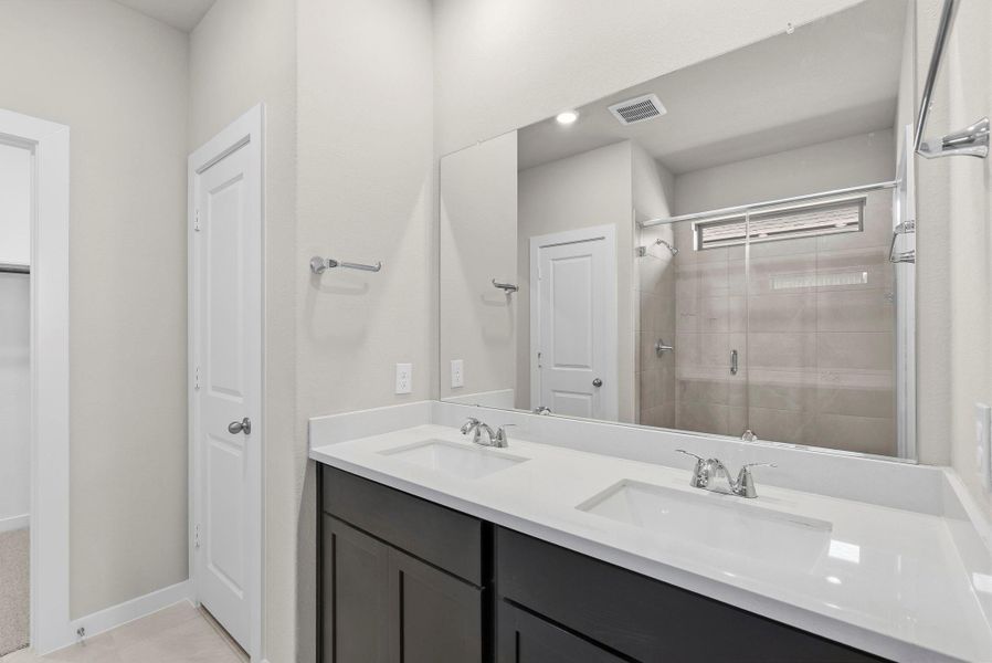 Furnished interior view inside a new home in Windrose Green, Angleton (Image 10).