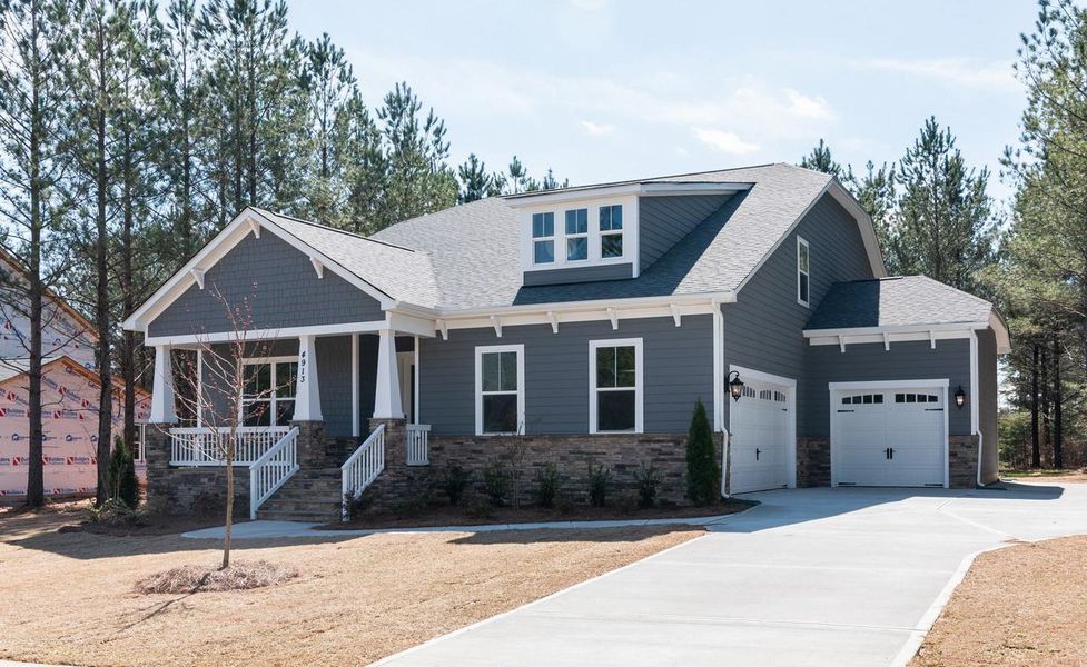 Representative exterior photo of a completed home built from the Muirfield by Greybrook Homes in Edmunds Farm, Clover, SC (Image 29).