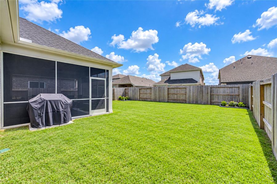 Exterior details and patio area of a home in Brookewater - Terrace Collection, Rosenberg (Image 22). Exterior details and patio area of a home in Brookewater - Terrace Collection, Rosenberg (Image 22).
