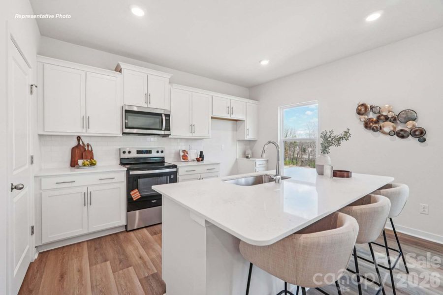Furnished interior view inside a new home in Villages of Maiden, Maiden (Image 11).