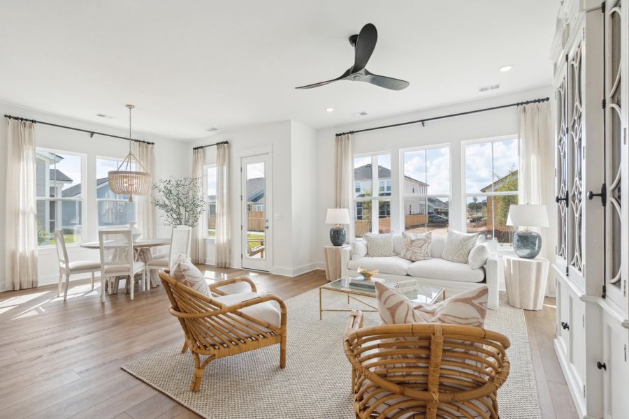 Furnished interior view inside a new home in Carnes Crossroads, Summerville (Image 12).