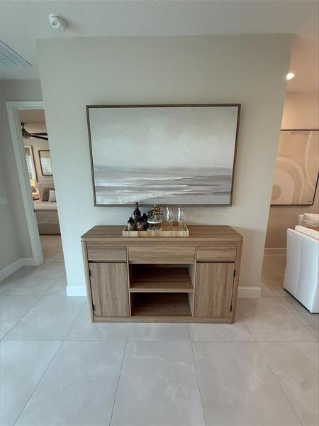 Furnished interior view inside a new home in Valencia Ridge (55+), Wesley Chapel (Image 19).