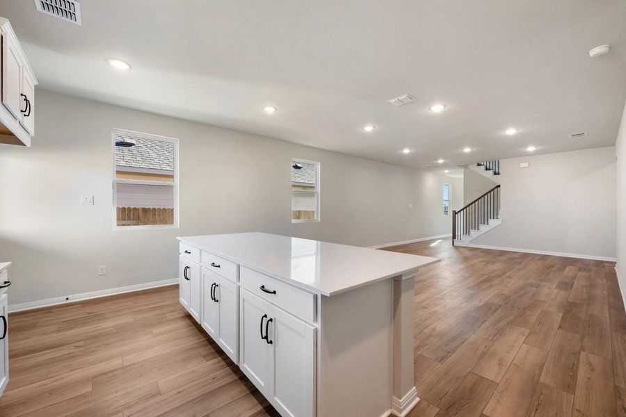 Furnished interior view inside a new home in Patterson Ranch, Georgetown (Image 9).
