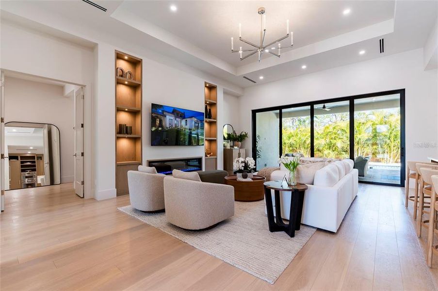 Furnished interior view inside a new home in , Sarasota (Image 6).