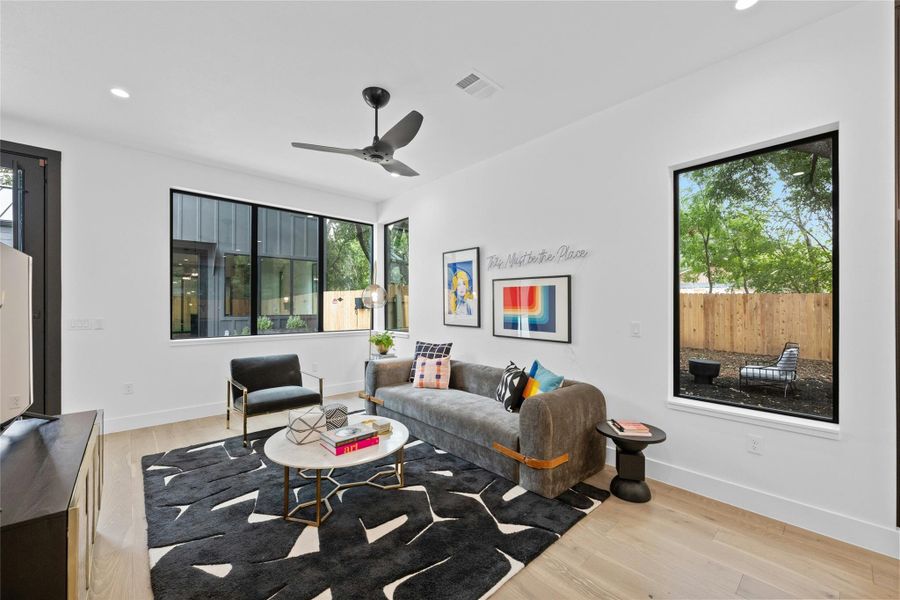 Furnished interior view inside a new home in , Austin (Image 11).