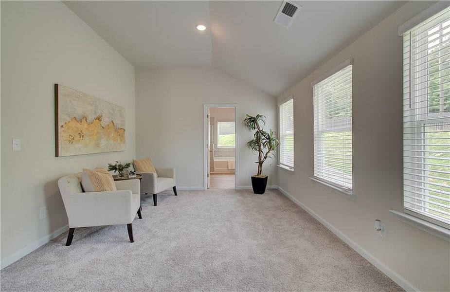 Furnished interior view inside a new home in Alcovy Village, Lawrenceville (Image 38).