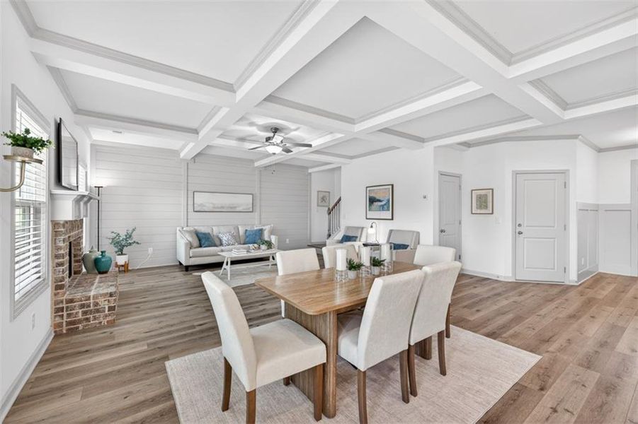 Furnished interior view inside a new home in , Auburn (Image 11).