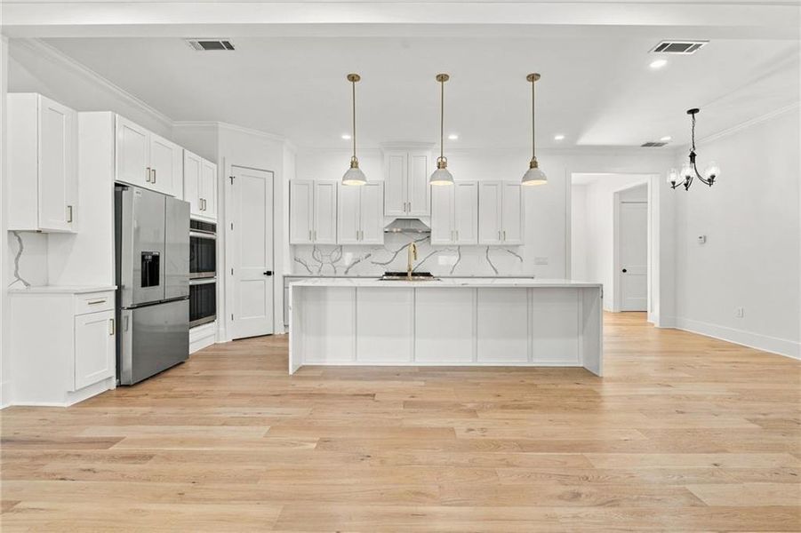Furnished interior view inside a new home in , Decatur (Image 8).