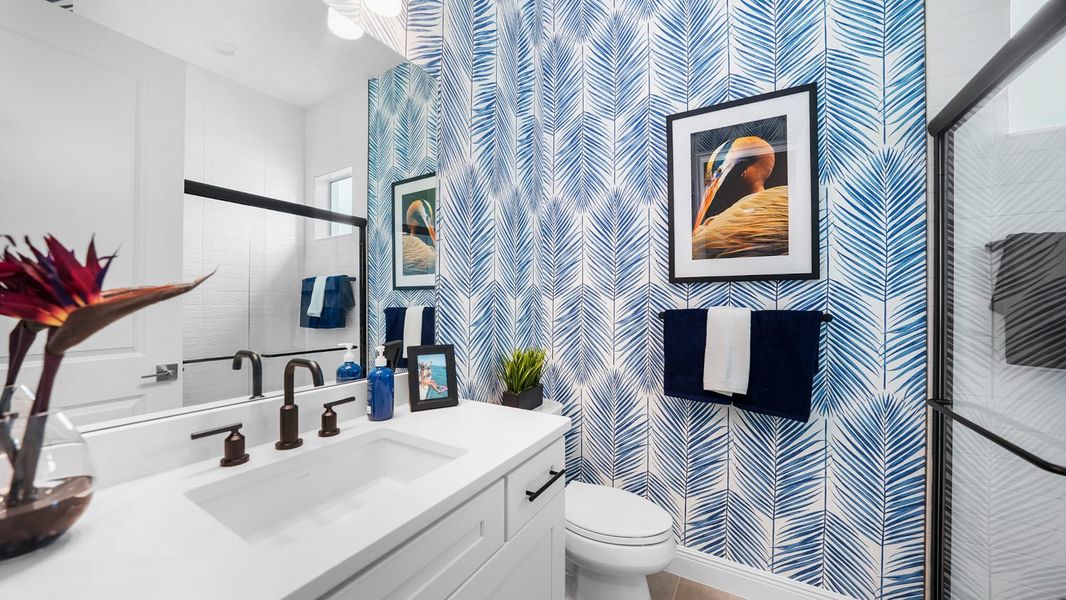 Representative furnished interior of a home built from the Captiva by Neal Communities in SkySail, Naples (Image 19).