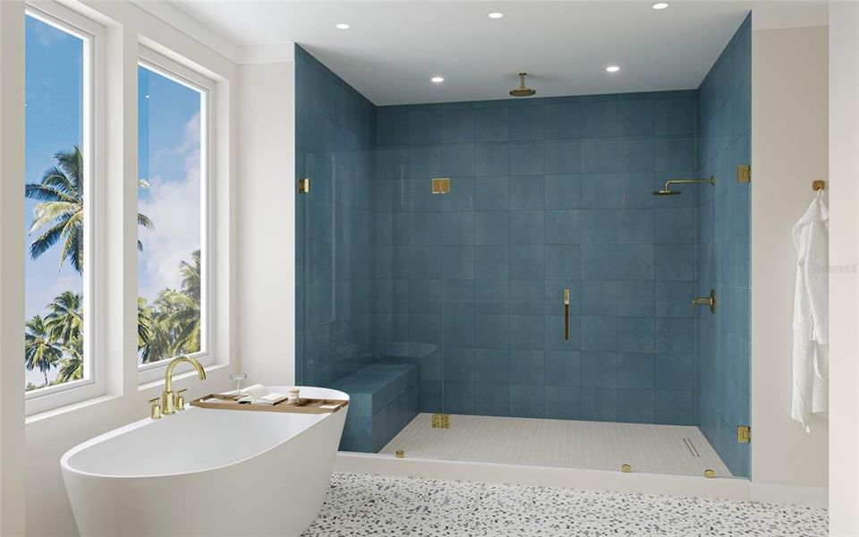 Furnished interior view inside a new home in , Clearwater (Image 9).