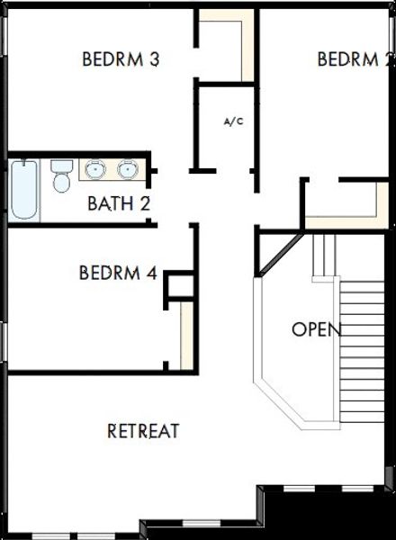 2D floor plan layout of this home in Vistera of Venice – Garden Series, Nokomis, FL (Image 3). 2D floor plan layout of this home in Vistera of Venice – Garden Series, Nokomis, FL (Image 3).