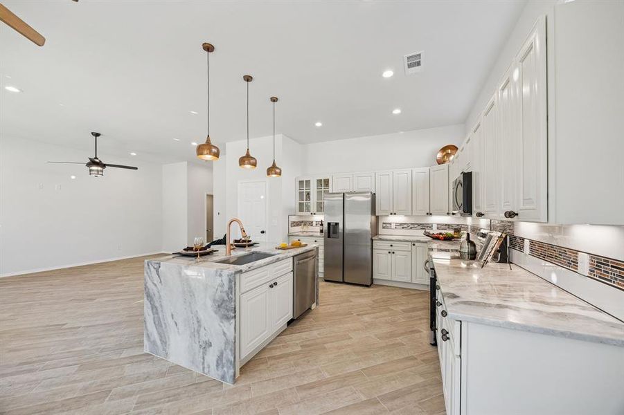 Furnished interior view inside a new home in , Ennis (Image 9).