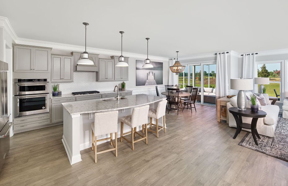 Representative furnished interior of a home built from the Vanderbilt by Pulte Homes in Traditions of Braselton, Jefferson (Image 6). Representative furnished interior of a home built from the Vanderbilt by Pulte Homes in Traditions of Braselton, Jefferson (Image 6).